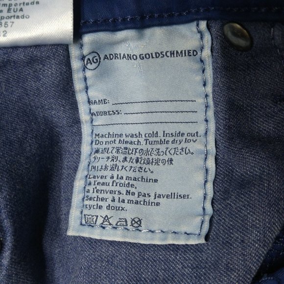 AG Adriano Goldschmied The Prima Mid-Rise Cigarette Jegging Pants Women 26R D021 - Picture 6 of 8